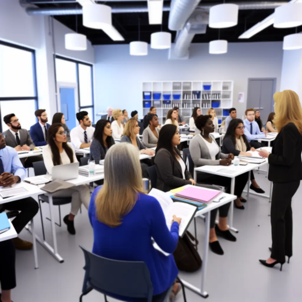 Session de formation commerciale Lintrixx en classe préparant à la certification