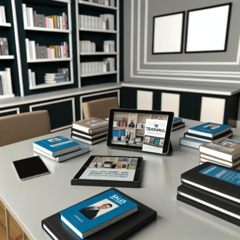 Supports de formation Lintrixx organisés sur un bureau moderne