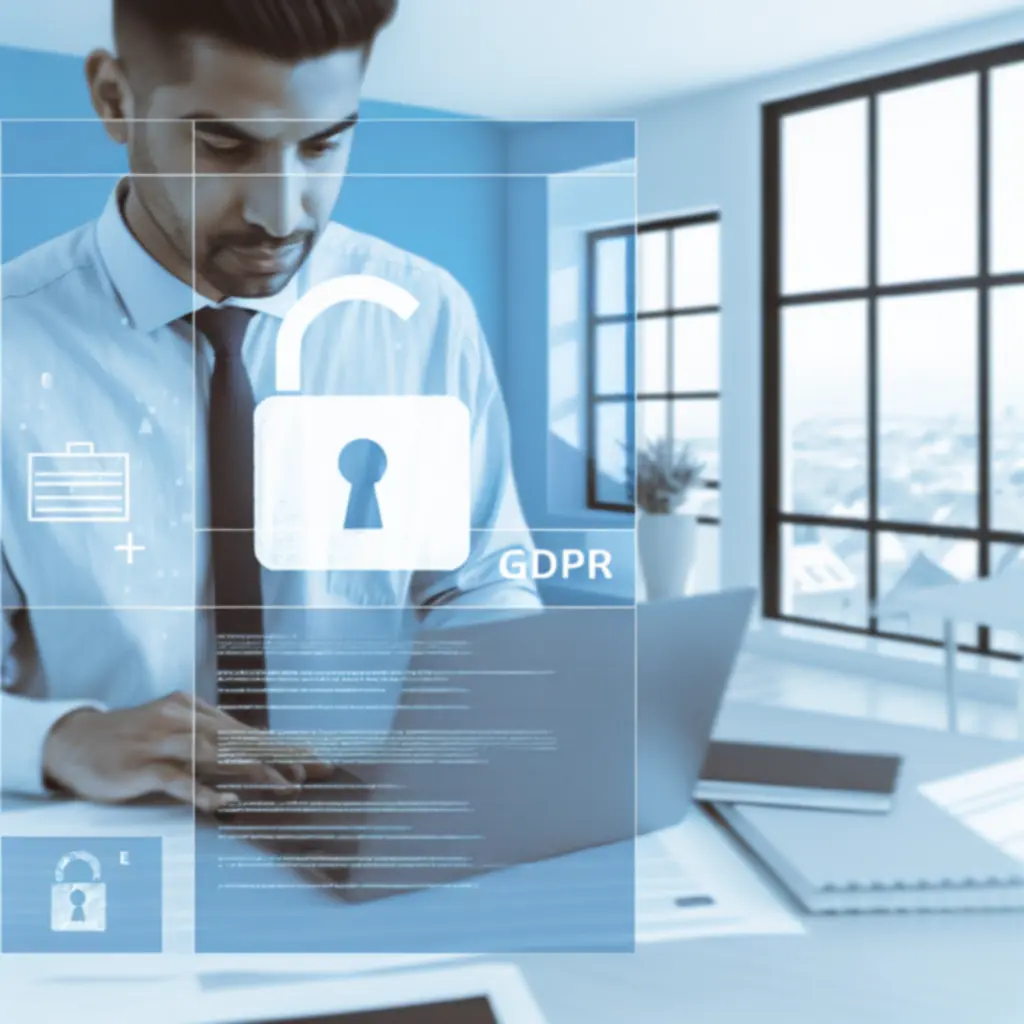 Illustration de la protection des données personnelles sur Lintrixx