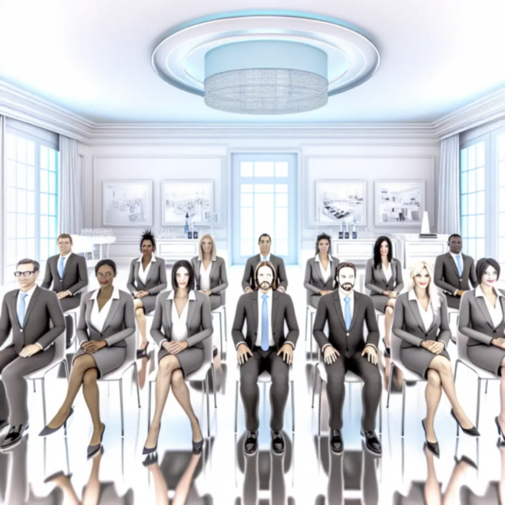 Équipe pédagogique de formateurs en vente Lintrixx en session de travail